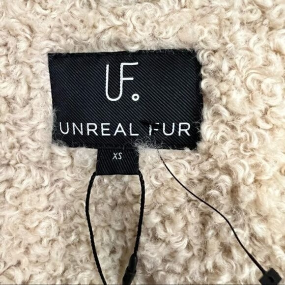 Unreal Fur Berkeley Puffer Jacket Womens corduroy olive green size XS - Picture 11 of 12